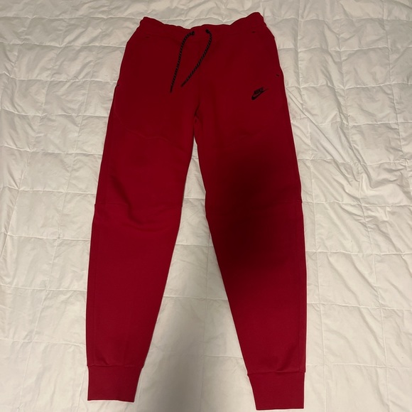 Nike Pants Mens Small Gym Red Nike Tech Fleece Sweats Brand New Ds